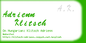 adrienn klitsch business card